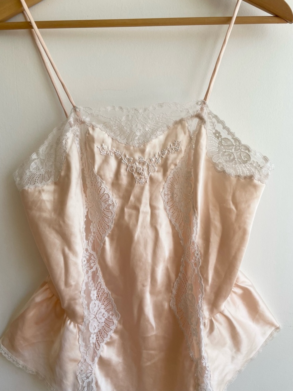 Vintage Christian Dior Pink Satin Romper Bodysuit S Lace Second Skin Ballerina - Picture 4 of 8